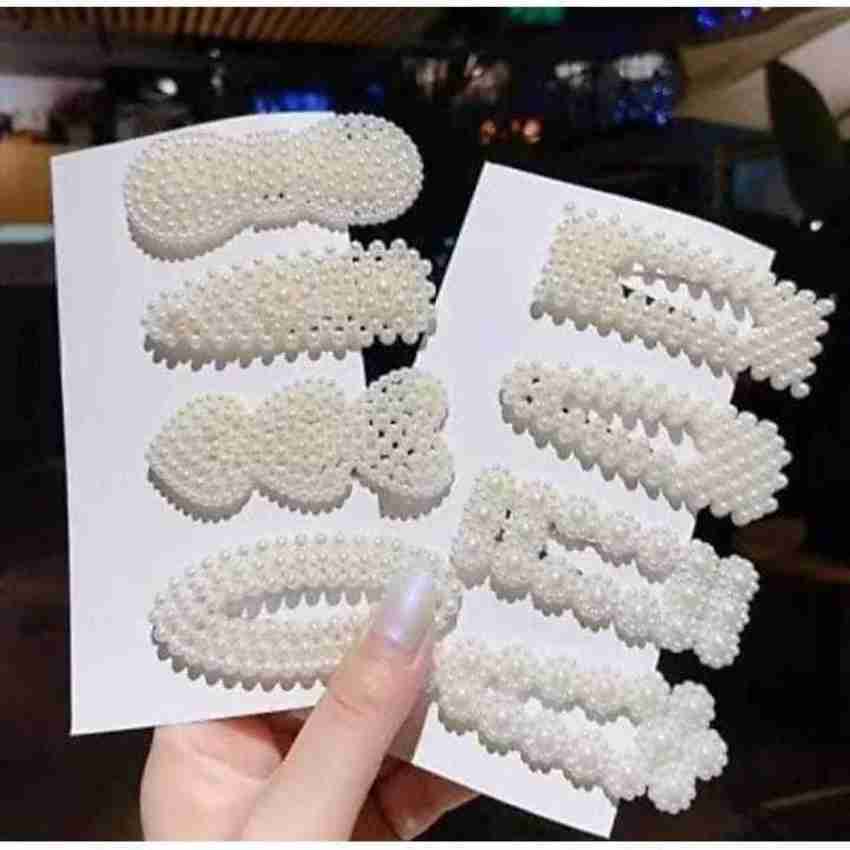 White pearl hair pins sale