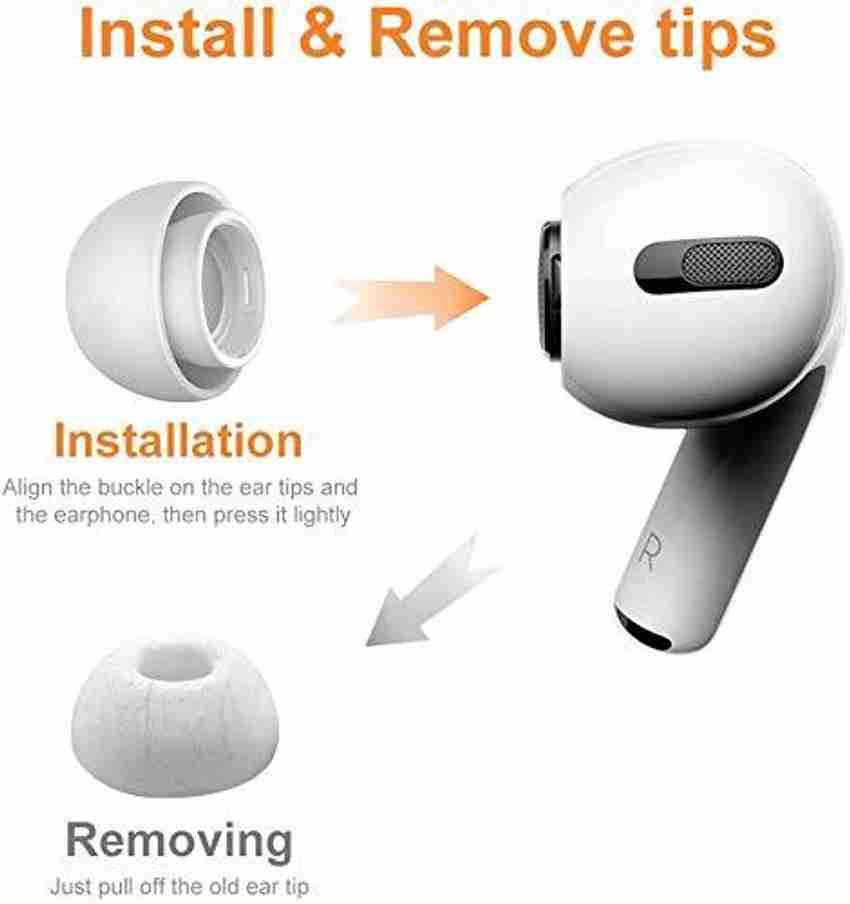 Crysendo Silicone Replacement Eartips For Airpods Pro 2 Pairs