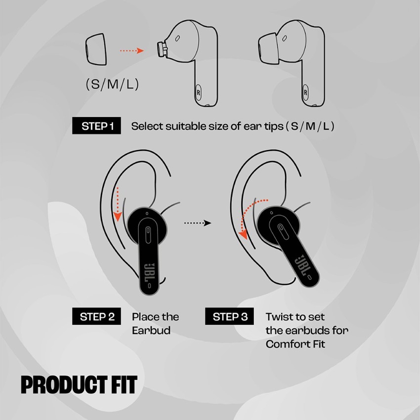 Buy JBL Tune 230NC True wireless earbuds, Active Noise Cancellation Earbuds  with Mic, Massive 40 Hrs Playtime with Speed Charge, Adjustable EQ APP,  4Mics for Perfect Calls, Google Fast Pair, Bluetooth v5.2 (