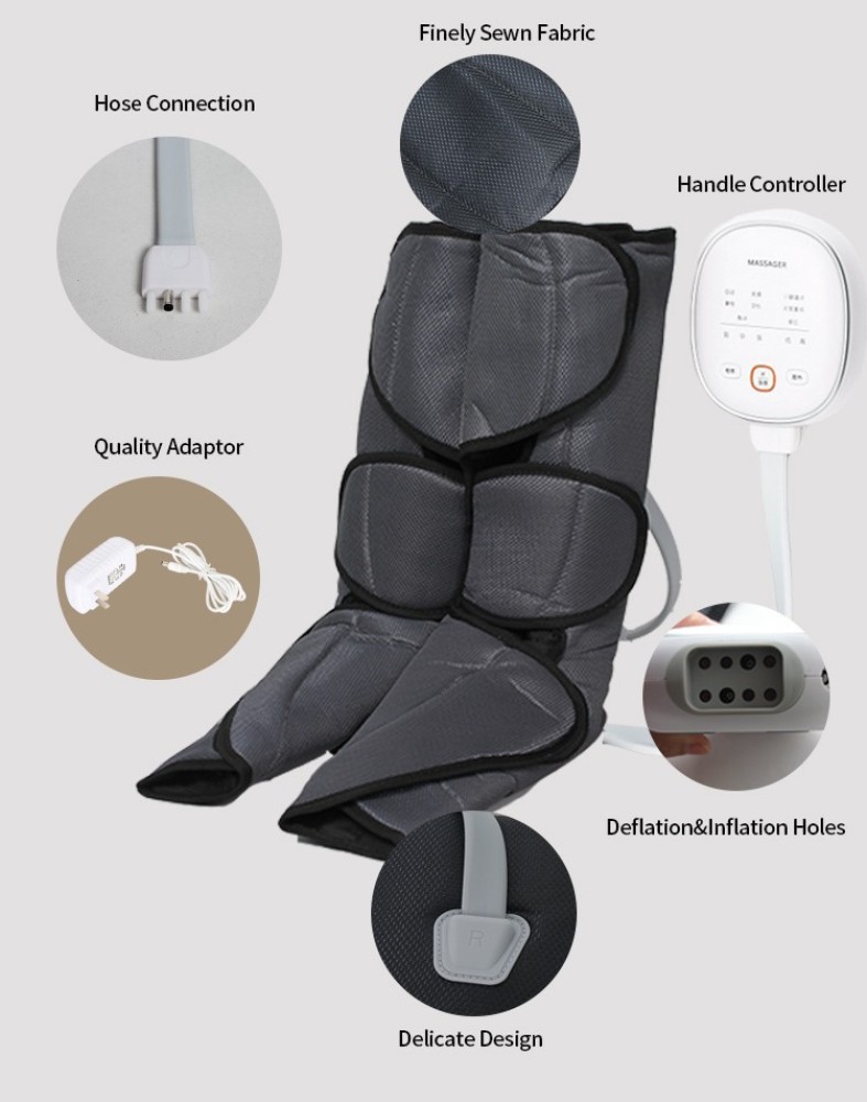 Air Pressure Compression Foot and Leg Massager For Circulation