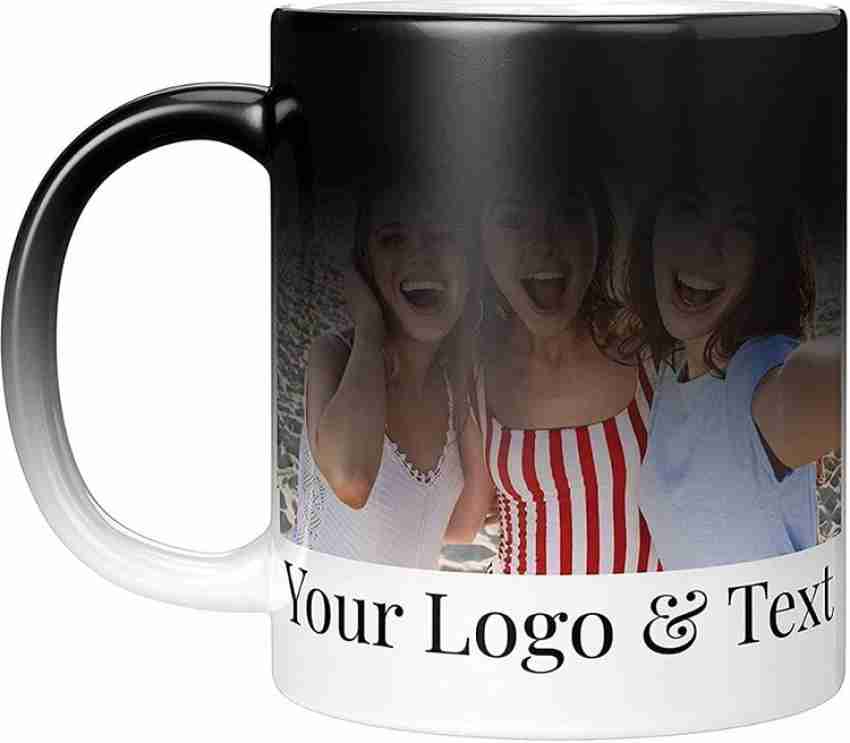 Buy Personalized/Customized Matte Black Photo Magic Mug Gift Personalized  Mug for Valentine Day or Special Occasion, 1 Key Chain Free, Imprint Gift  Online at Low Prices in India 