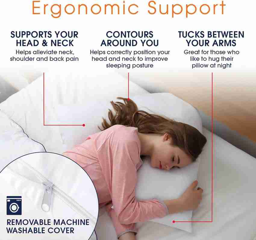 V pillow for neck pain outlet