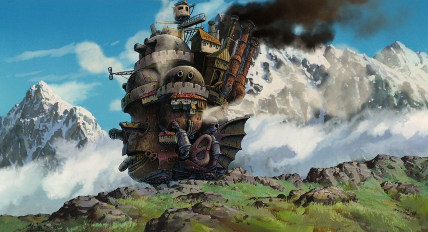 YGSC Anime Howls Moving Castle Wallpaper 4 Canvas Poster Bedroom Decor  Sports Landscape Office Room Decor Gift Frame3045cm  Amazonde Home   Kitchen