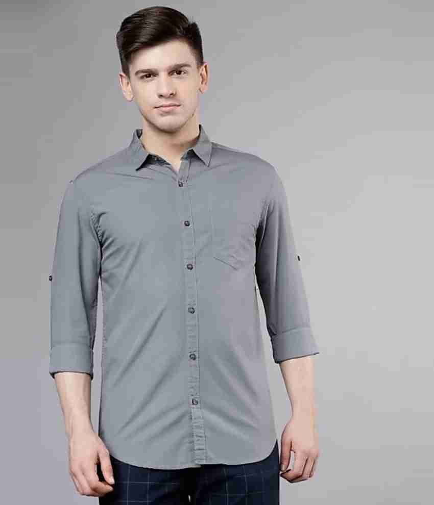 Grey colour jeans shirt sale