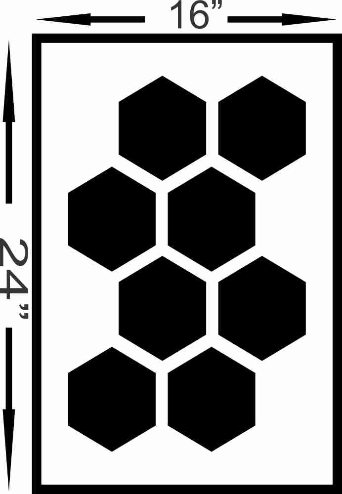 LARGE Honeycomb Stencil