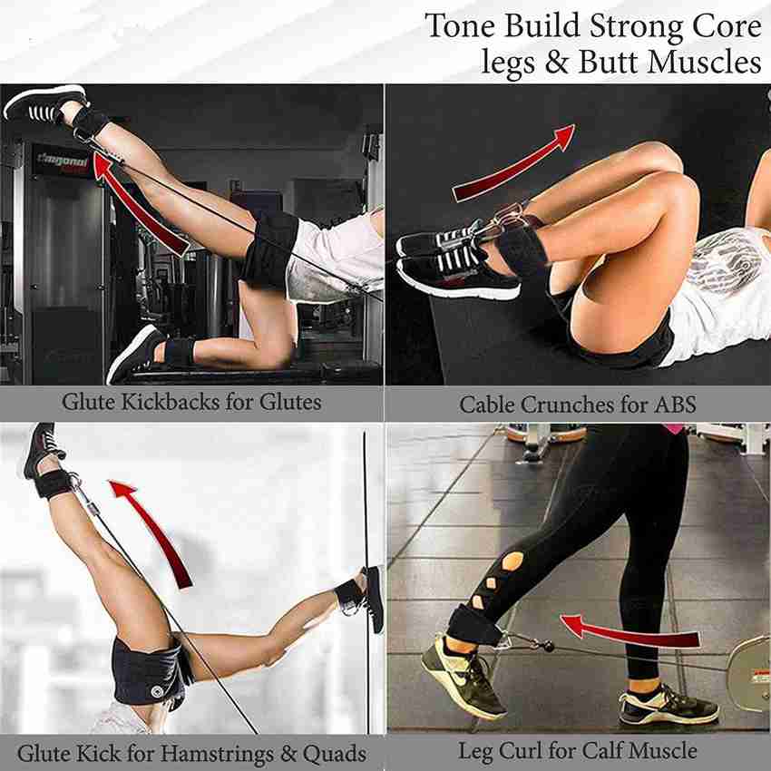 DreamPalace India Gym Ankle Strap Workout Cuffs Straps Cable Machine Ankle Support Buy DreamPalace India Gym Ankle Strap Workout Cuffs Straps Cable Machine Ankle Support Online at Best Prices in India