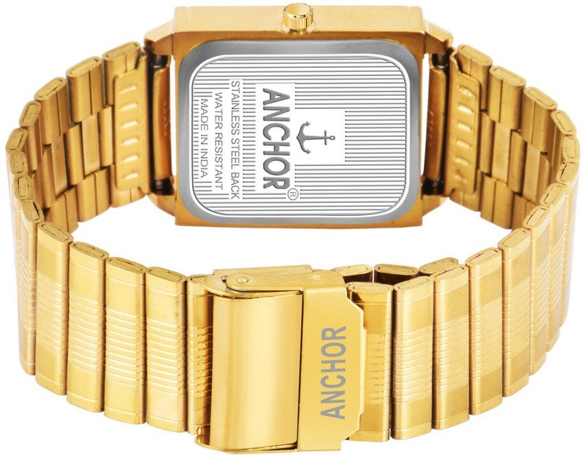 Stainless steel back on sale water resistant quartz precio