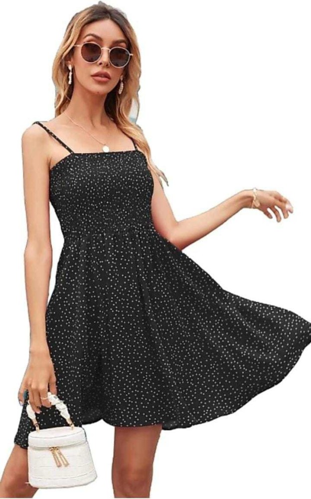Finelylove Spring Dress Plus Size Casual Summer Dresses V-Neck Solid Short  Sleeve Shirt Dress Black