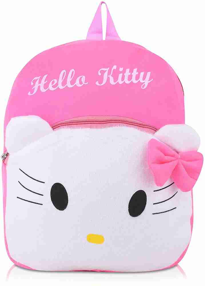 Flipkart Osjs Hello kitty Soft Bag School Bags For Kids Girl Plush Bag pink 12 L Backpack Backpack