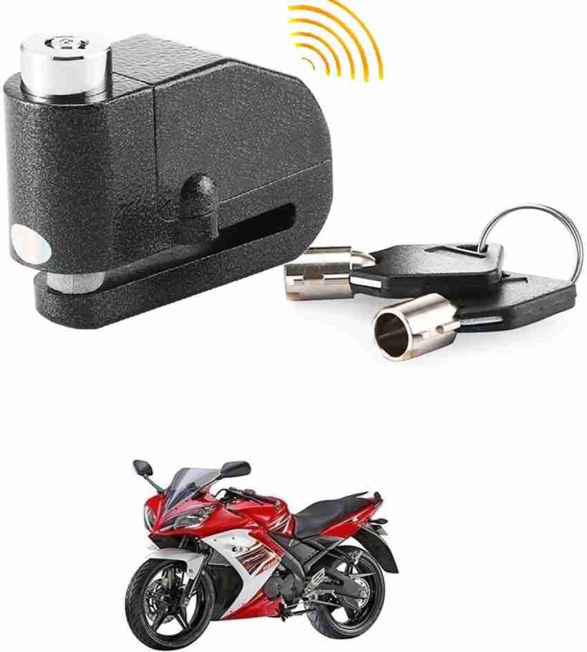 Motorcycle Alarm Disc Brake Lock Bicycle Bike Motorcycle Locks Anti-Theft  Security Wheel Disc Lock Waterproof 110dB Alarm Sound
