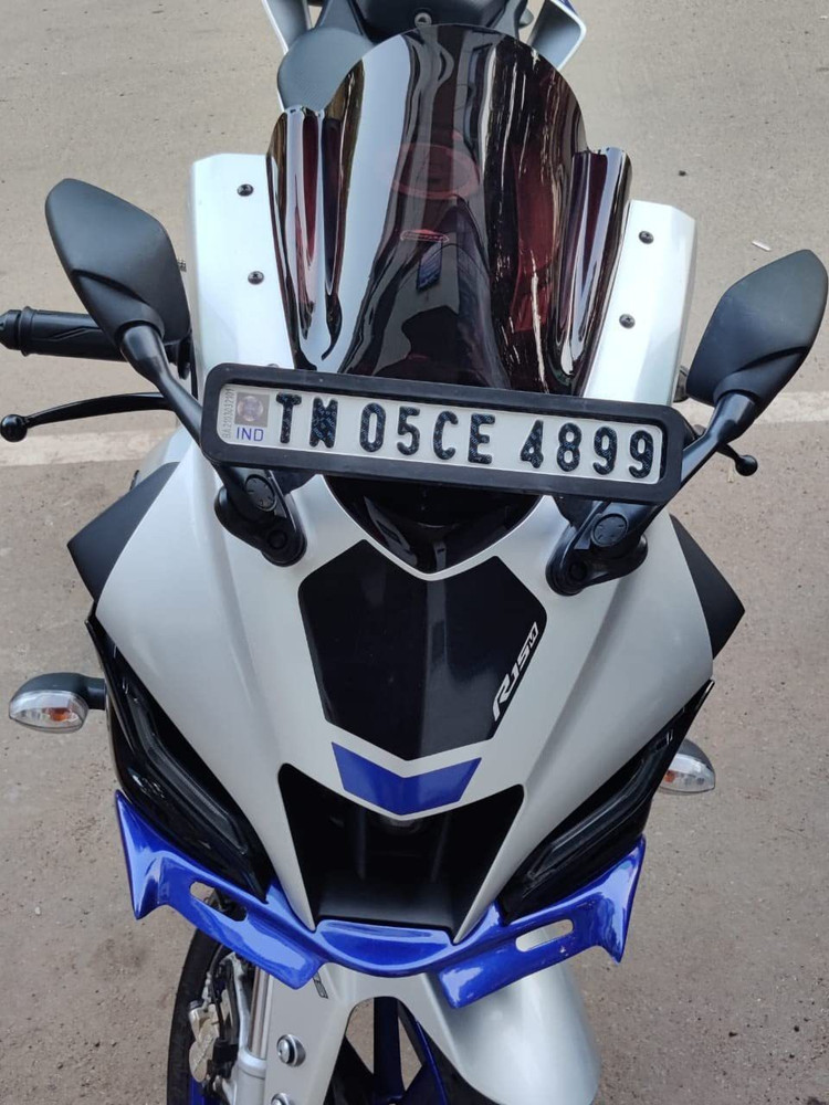 OBEROI S TRADERS Unbreakable Double Bubble Headlight Visor for R15