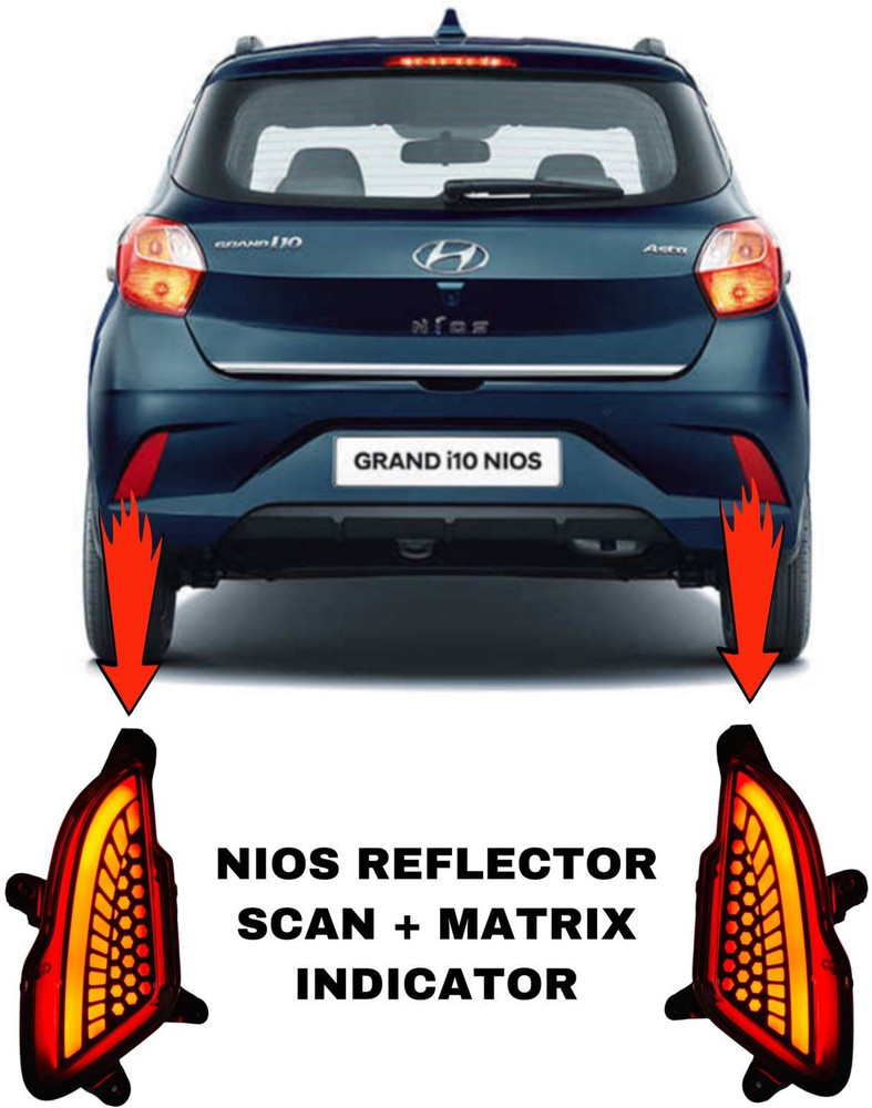 Grand i10 bumper reflector light new arrivals
