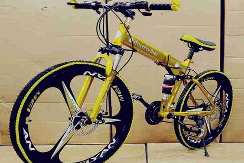 mercedes cycle yellow colour