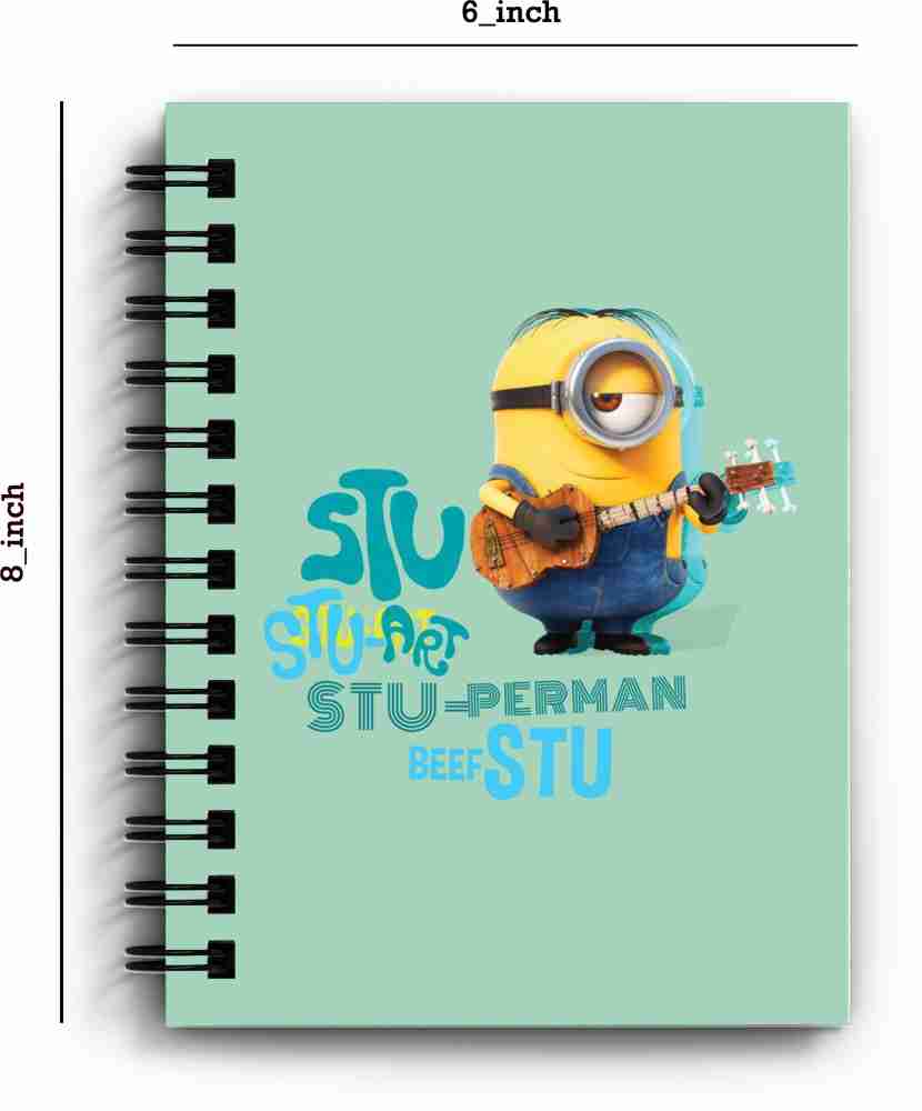 Agenda, diario I Minion (Cattivissimo me) - A6 Diecut Dave Minion