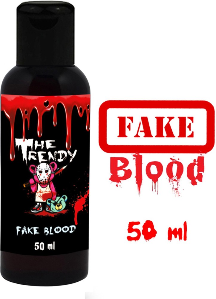 Blackblood The fake blood (Bottles filled with Fake Blood) for horror fake  blood Scary Prank & Halloween Party (Bloodyred) (120 ML) Artificial Blood  Gag Toy Price in India - Buy Blackblood The