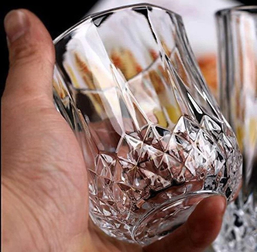 S1Store Pack of 6 Crystal Rajwadi Glass Juice Glass Set Premium Stylish Glass Set 220 ml Glass Glass Set Water Juice Glass Price in India Buy S1Store Pack of 6 Crystal Rajwadi Glass Juice Glass