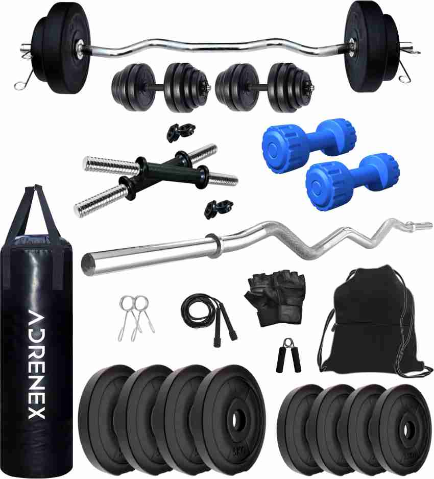 Home gym set with bench 2024 flipkart