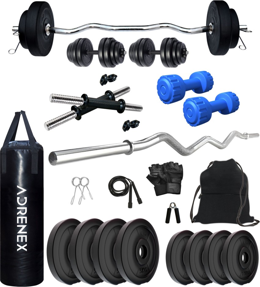 Adrenex by Flipkart 30 kg PVC COMBO 3 with Unfilled Punching Bag