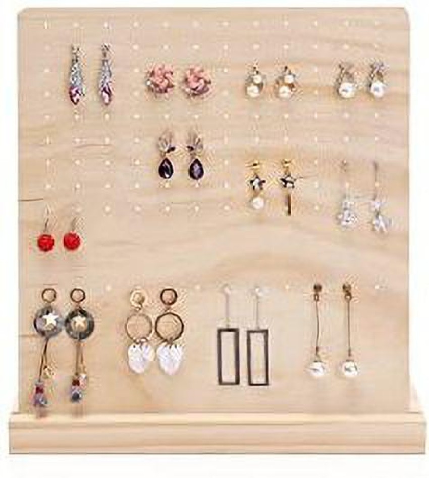 Buy ROLLYWARE Earring 3 Layer 70 Holes Holder Stand Organizer Jewelry  Display Stands Earring Organizer Stand Suitable to Organize Necklace   Bracelets  Earring Holder Jewelry Holder Black Online at Best Prices