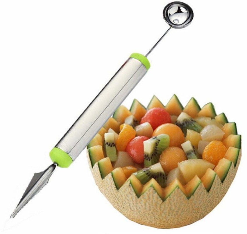 1pc Stainless Steel Melon Scoop, Minimalist Multifunction Melon