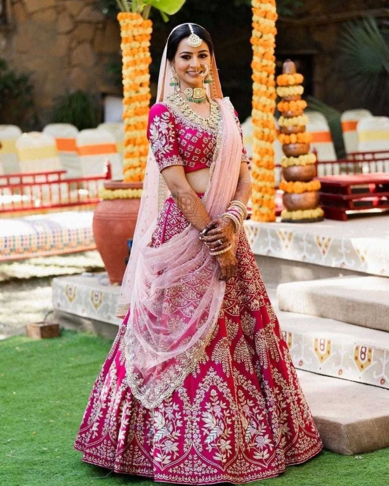 Bridal lehenga on sale with price flipkart