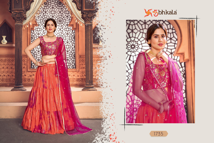 NALLI Embroidered Semi Stitched Lehenga Choli - Buy NALLI Embroidered Semi  Stitched Lehenga Choli Online at Best Prices in India | Flipkart.com