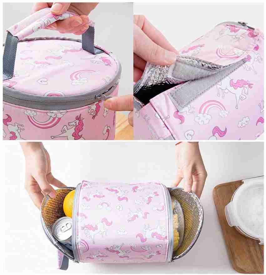 Round insulated lunch sales bag