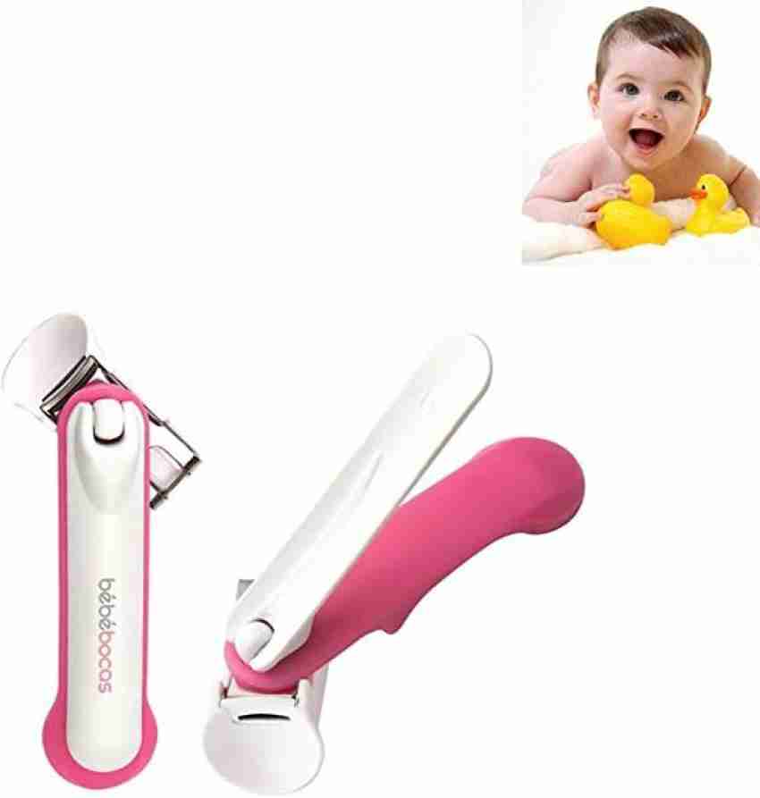 Baby Finger Nail Clippers Safety Cutter Toddler Infant Manicure Catcher