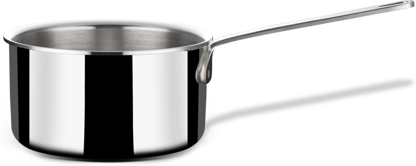 Stahl Triply Stainless Steel Artisan Mikro Saucepan Without Lid, 4292, 10  cm, 450 ml