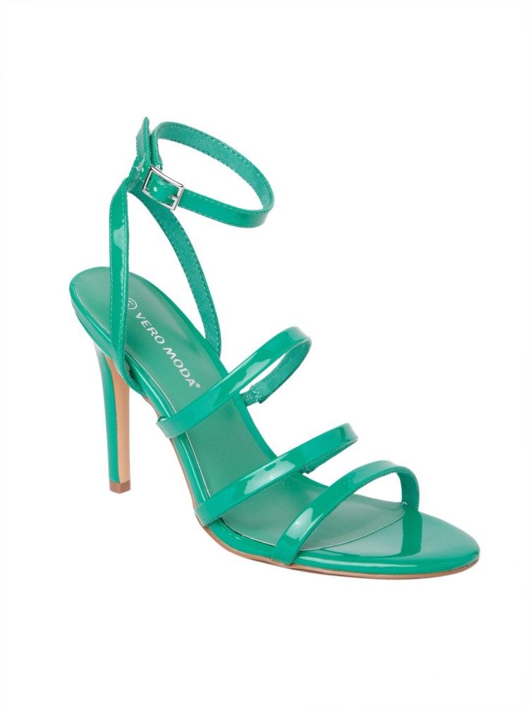 VERO MODA Women Green Heels Buy VERO MODA Women Green Heels