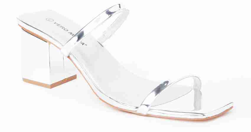 Silver heels wide width clearance