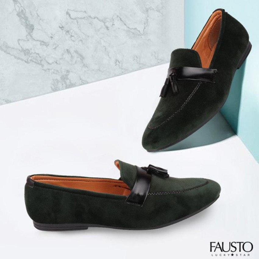 Mens velvet loafers deals with tassels