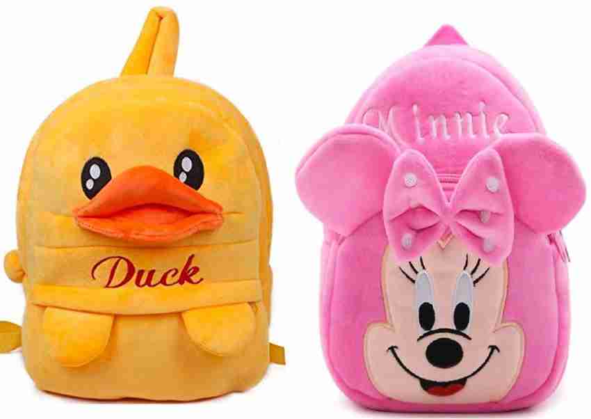Flipkart STARYANS School Bag duck minnie Plush Backpacks Cartoon Baby Boys Girls Plush Bag School Bag School Bag