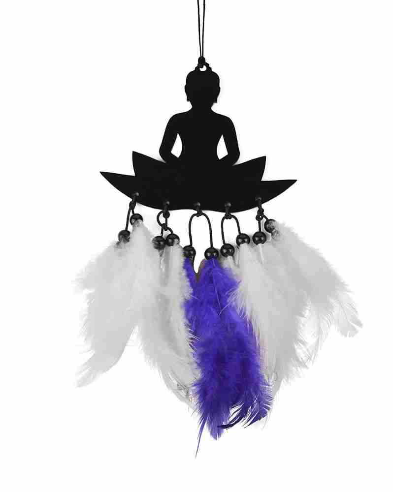 MGNLR Dream Catcher Car Hanging Emblem Wall Hanging with Feather Positive  Vibes - Maa