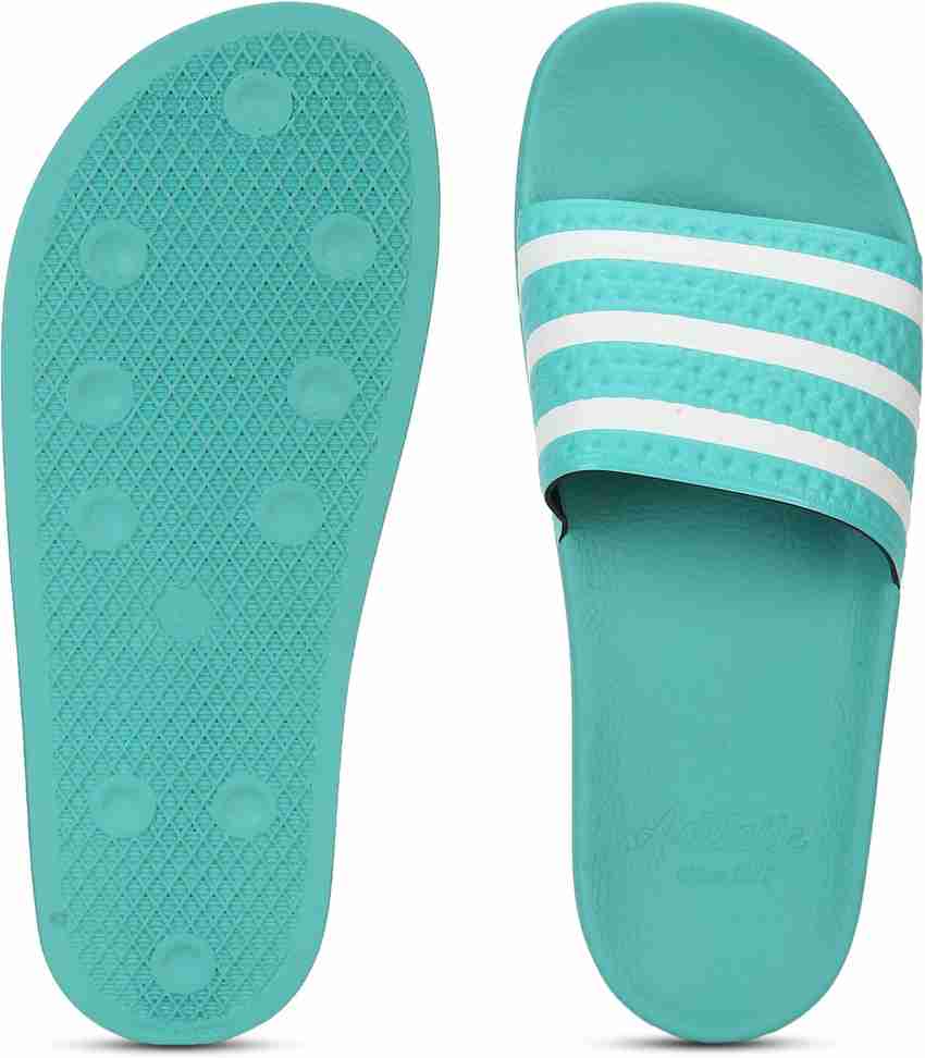 Adidas slippers cheap turquoise