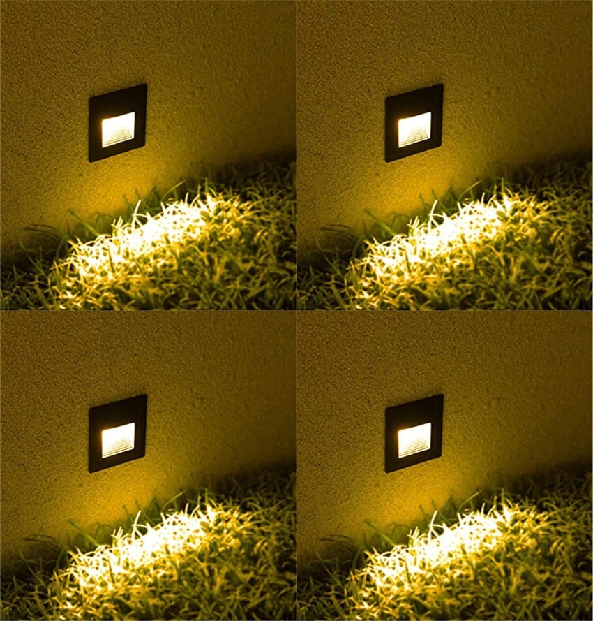 6-Pack Dimmable Recess Landscape Step Light outdoor & Indoor