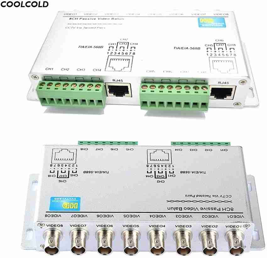 8 channel sales video balun