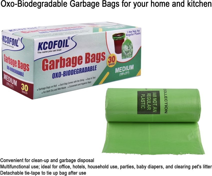 Combo, Oxo-Biodegradable Garbage Bags