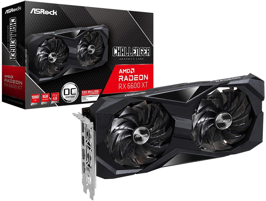 ASRock AMD Radeon RX6600XT CLD 8 GB GDDR6 Graphics Card - ASRock 
