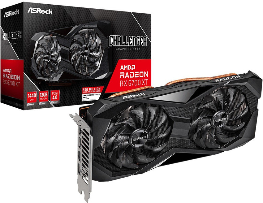 ASRock AMD Radeon RX6700XT CLD 12 GB GDDR6 Graphics Card