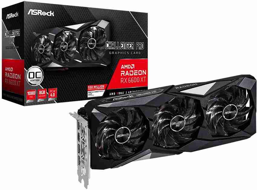 ASRock AMD Radeon RX6600XT CLP 8 GB GDDR6 Graphics Card - ASRock 