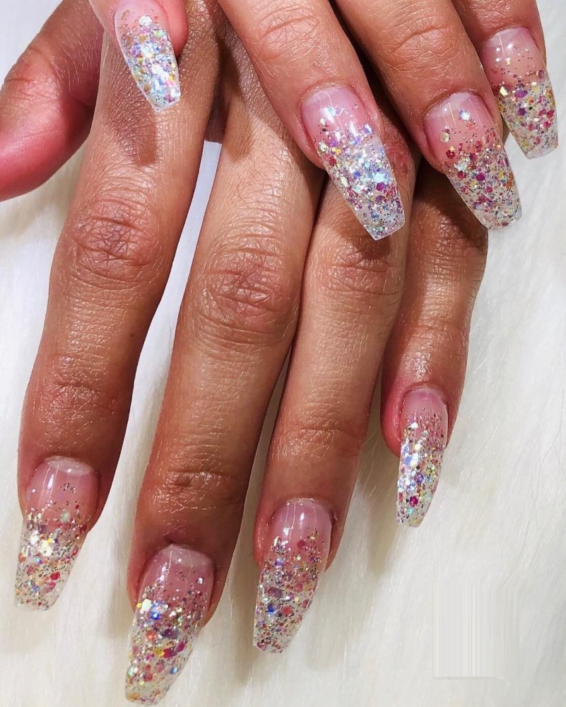 33 Top Loose Glitter Nails  Loose glitter, Nails, Glitter nails