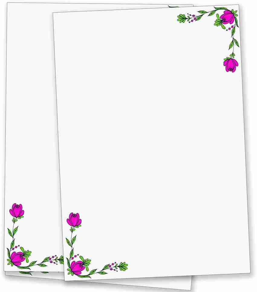 simple border design for a4 size paper