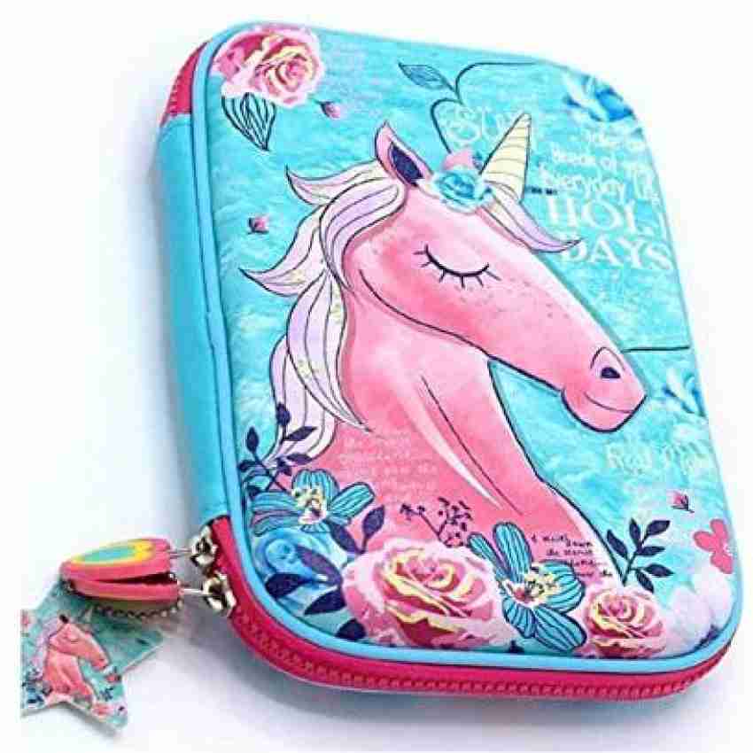 OFIXO Pink EVA Pencil Case for Girls - Pencil Pouch , New Kids