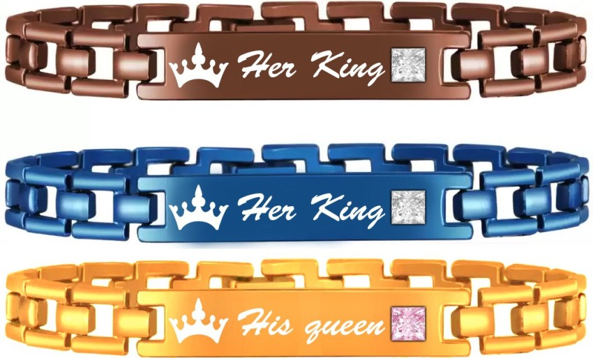 King and clearance queen bracelets free