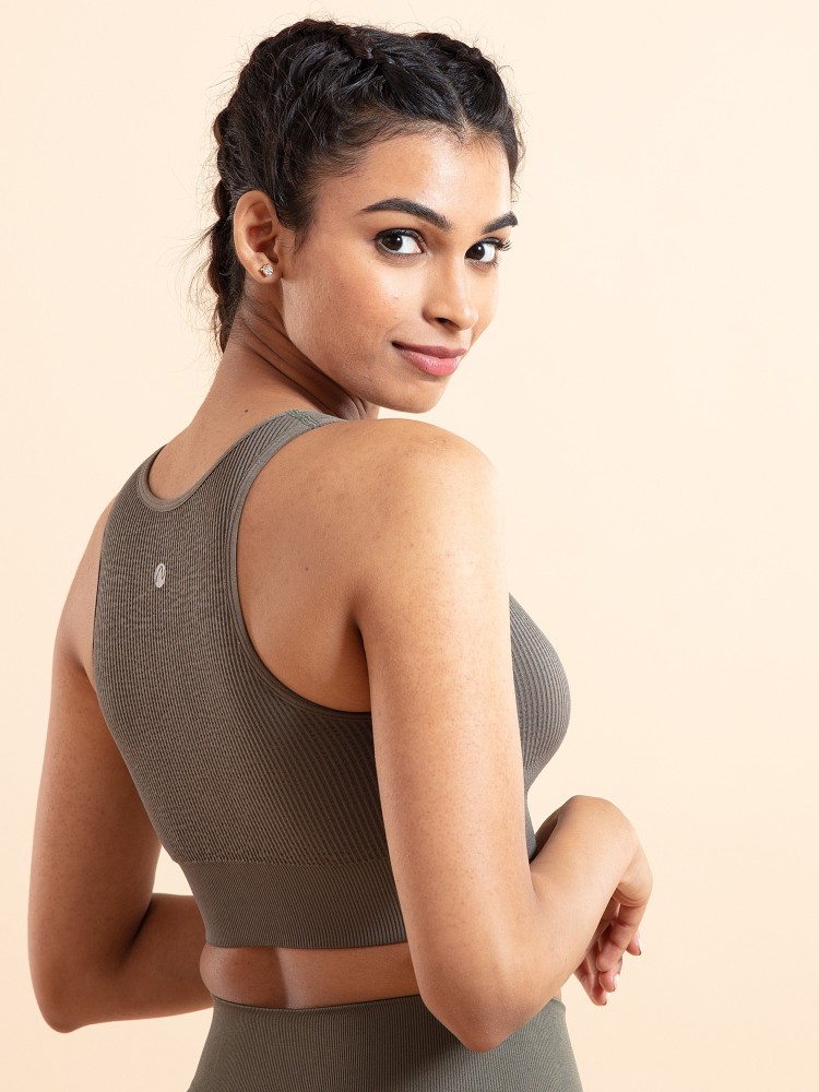 Nykd All Day Seamless Sports Bra With Removable Padding, Nykd By Nykaa -  NYK096 Women Sports Non Padded Bra - Buy Nykd All Day Seamless Sports Bra  With Removable Padding, Nykd By