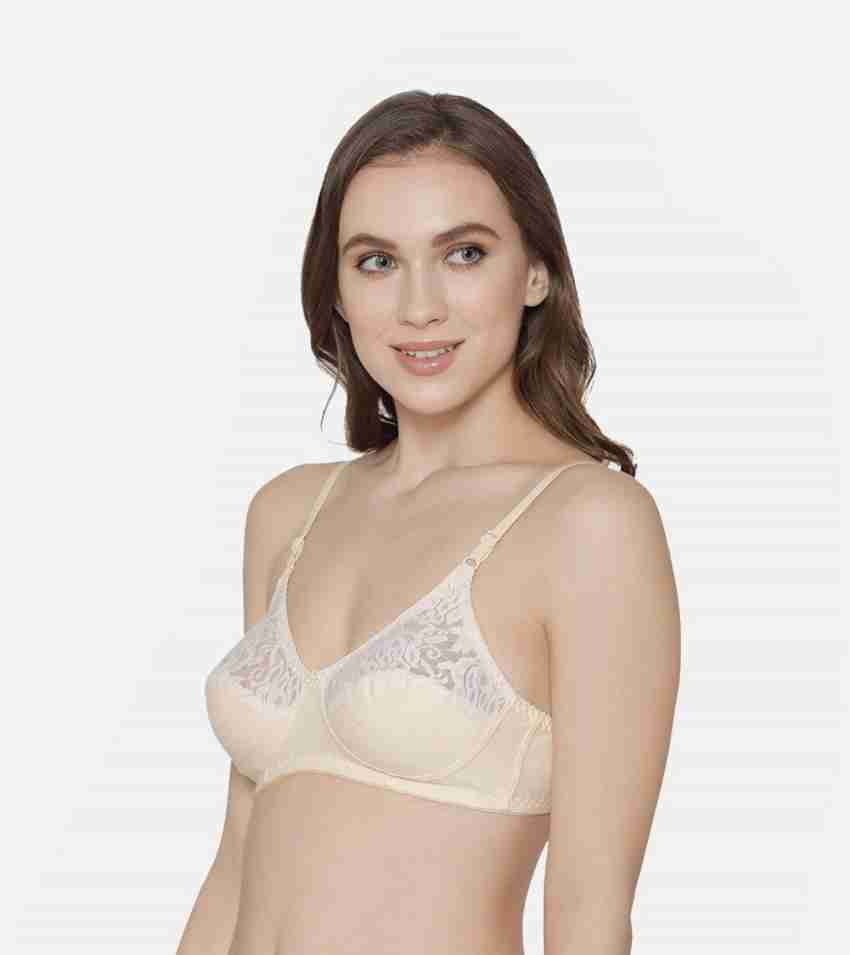 ELEG STYLE Lace Net Decorated Women Full Coverage Non Padded Bra - Buy ELEG  STYLE Lace Net Decorated Women Full Coverage Non Padded Bra Online at Best  Prices in India