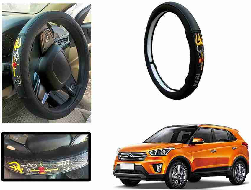 Creta steering on sale leather cover