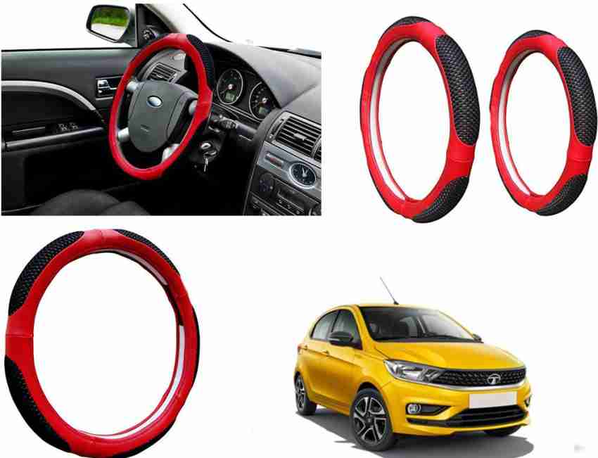 Tata tiago deals steering cover leather