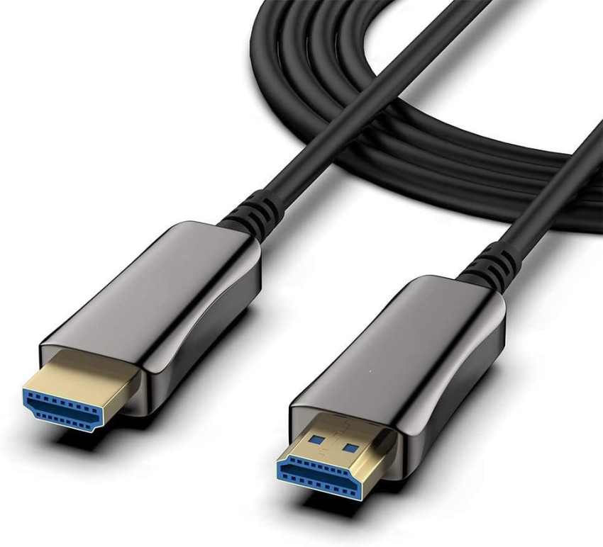 microware HDMI Cable 15 m Video cable HDMI 2.0 HDMI Ultra HD 4K active  fiber optical cable - microware 